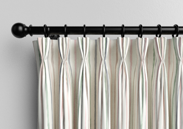 Vintage Stripe, Pastels - Made to Measure Curtains - Image 11